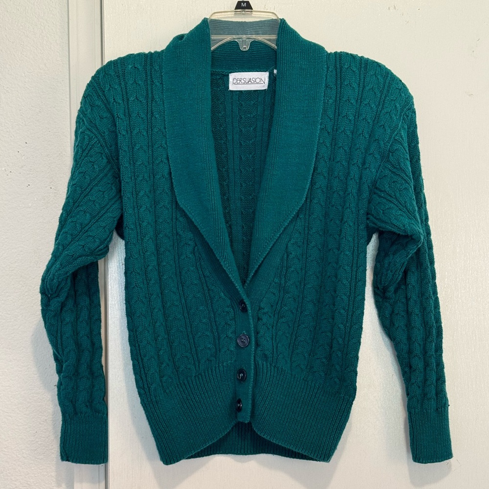 Dark Forest Green Sweater, warm & washable
